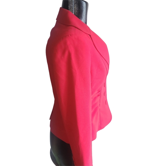 Le Chateau Red Fitted Blazer S - Picture 3 of 6